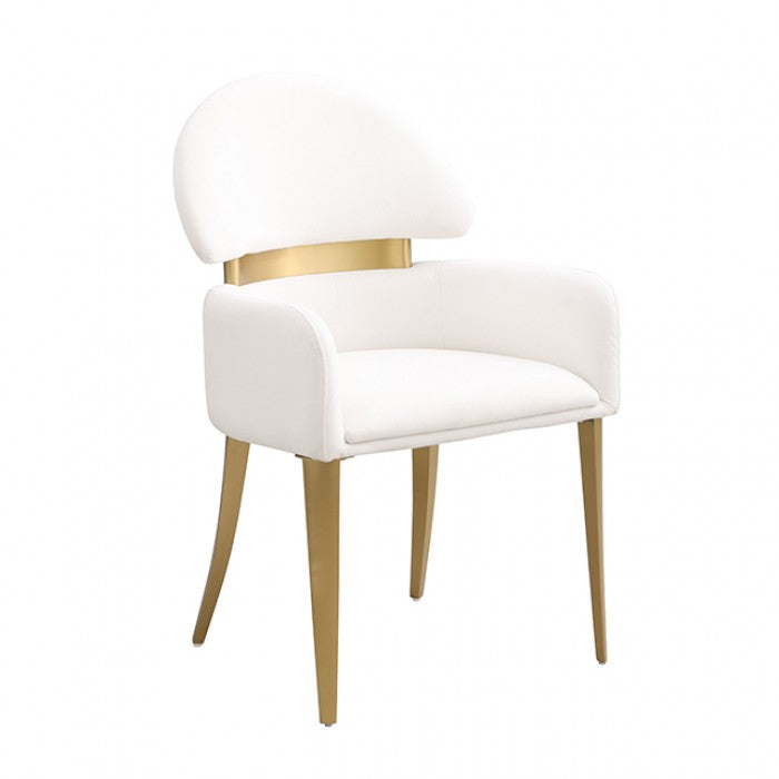 Northam Arm Chair (2/Ctn) Model Fm37005Wh-Ac-2Pk By Furniture Of America 