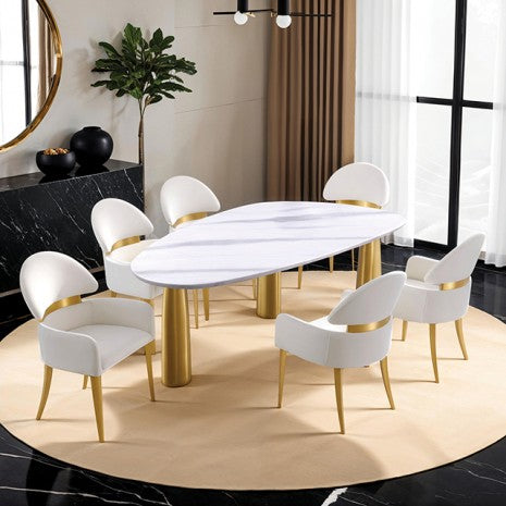 Northam Dining Table Model Fm37005Wh-T-Table By Furniture Of America 