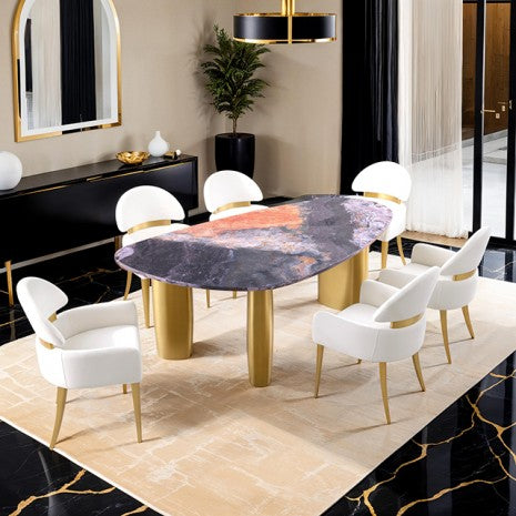 Northwich Dining Table Model Fm37006Gy-T-Table By Furniture Of America 