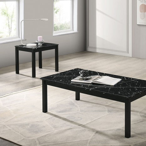 Findlay 3 Pc. Table Set Model Fm42900Bk-3Pk-End Table By Furniture Of America 