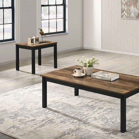 Findlay 3 Pc. Table Set Model Fm42900Br-3Pk-End Table By Furniture Of America 