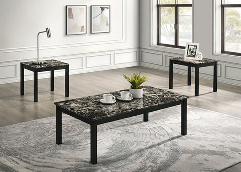 Findlay 3 Pc. Table Set Model Fm42900Bw-3Pk-End Table By Furniture Of America 