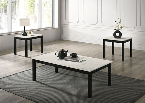 Findlay 3 Pc. Table Set Model Fm42900Wh-3Pk By Furniture Of America 