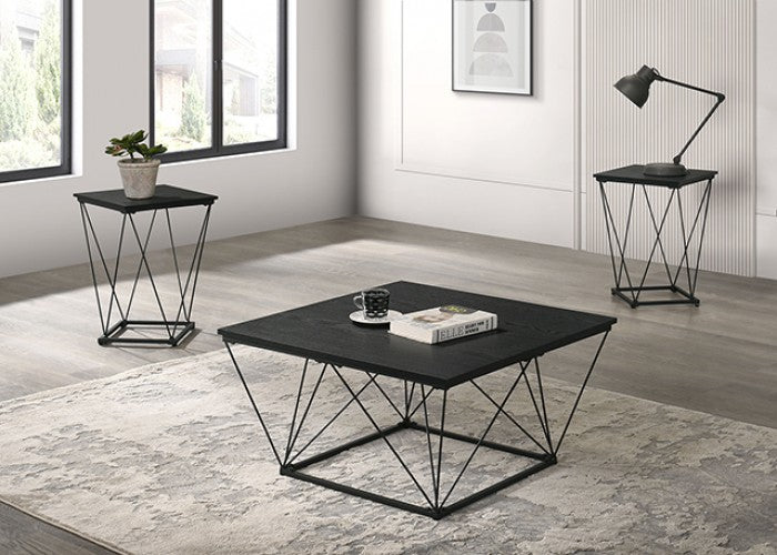 Whetstone 3 Pc. Table Set Model Fm42901Bk-3Pk By Furniture Of America 