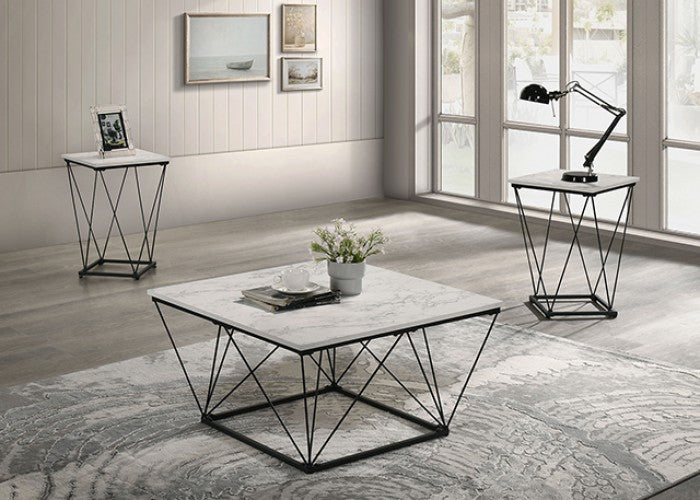 Whetstone 3 Pc. Table Set Model Fm42901Wh-3Pk By Furniture Of America 
