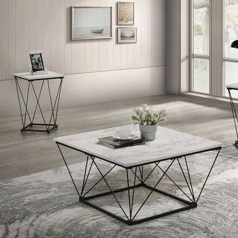 Whetstone 3 Pc. Table Set Model Fm42901Wh-3Pk By Furniture Of America 
