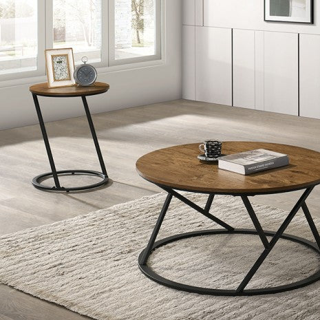 Ronde 3 Pc. Table Set Model Fm42905Nt-3Pk By Furniture Of America 