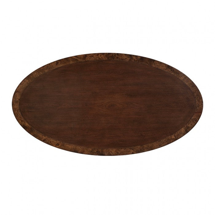 Westerham Oval Cocktail Table Model Fm44001Ch-Co By Furniture Of America 