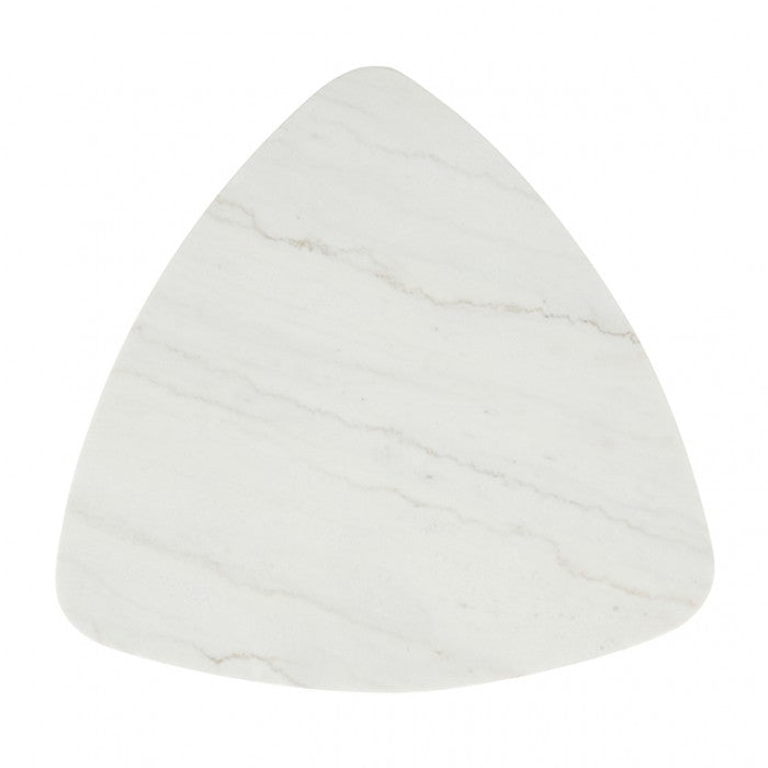 Thisted Triangle Marble Coffee Table Model Fm44002Wh-Ct By Furniture Of America 