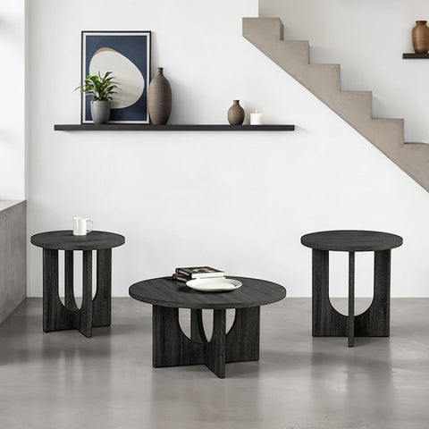 Holen 3 Pc. Table Set Model Fm44003Gy-3Pk By Furniture Of America 