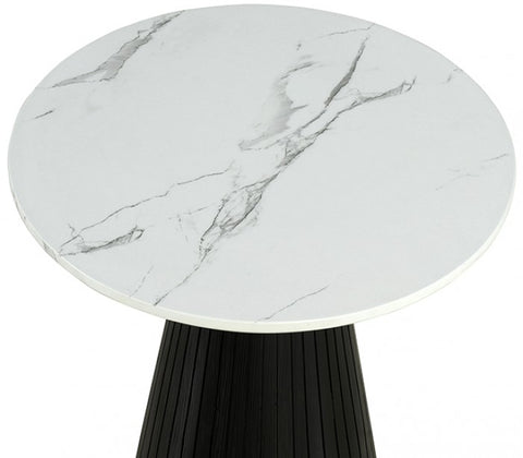 Sindal Round End Table Model Fm44004Bk-Er-Table By Furniture Of America 