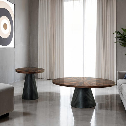 Surdal Oval Coffe Table Model Fm44005Bk-Co-Table By Furniture Of America 