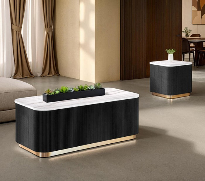 Virden Rectangle Cocktail Table Model Fm47000Bk-C By Furniture Of America 
