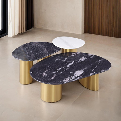 Northwich Oval Coffee Table Model Fm47006Gy-Co-Table By Furniture Of America 