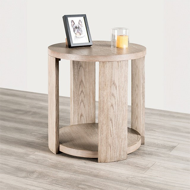 CONISBROUGH ROUND END TABLE
