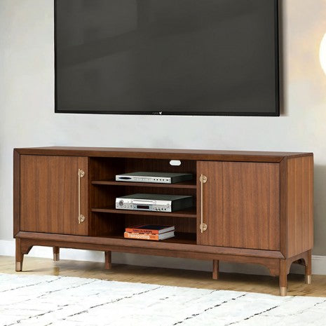 Hepburne 70" Tv Stand Model Fm54000Wn-Tv-70 By Furniture Of America 