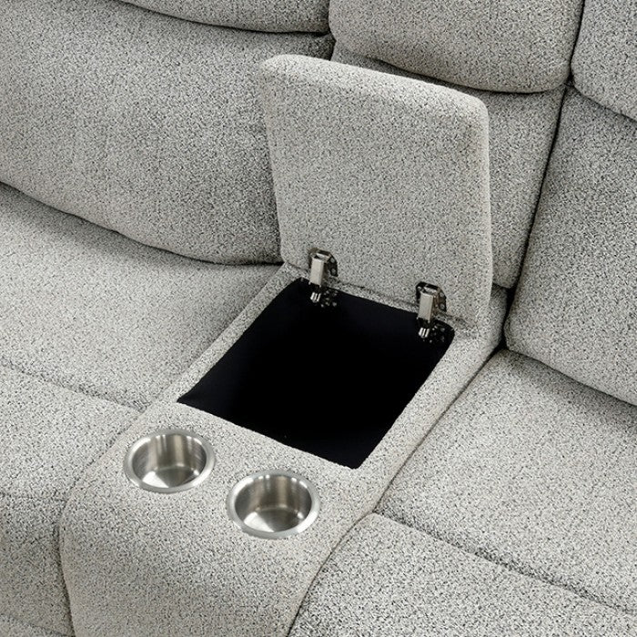SANDBACH MANUAL RECLINING LOVESEAT WITH CONSOLE