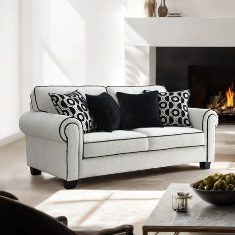 Viviani Loveseat Model Fm61007Wh-Lv By Furniture Of America 
