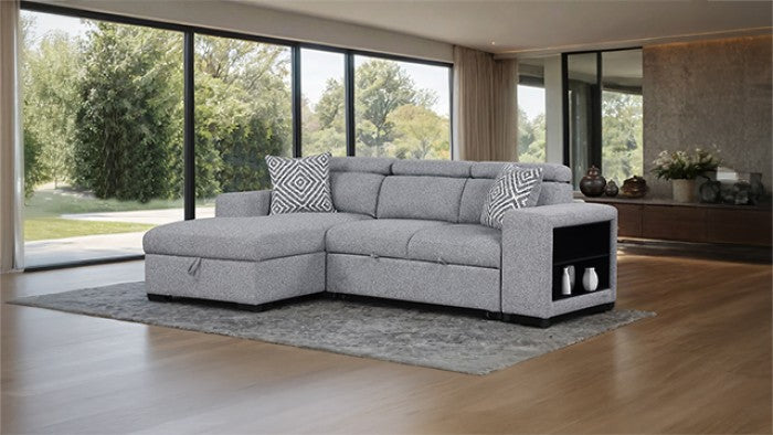 Chatteris Sectional Model Fm64000Gy-Sect-L By Furniture Of America 