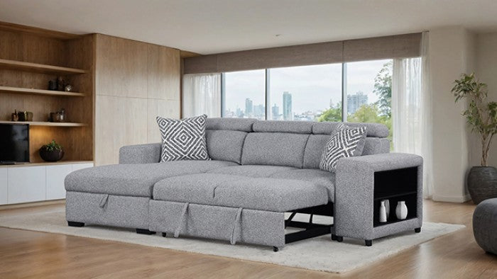 Chatteris Sectional Model Fm64000Gy-Sect-L By Furniture Of America 