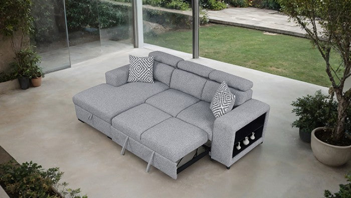 Chatteris Sectional Model Fm64000Gy-Sect-L By Furniture Of America 