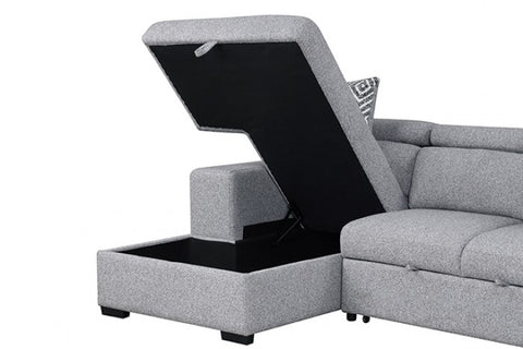 Chatteris Sectional Model Fm64000Gy-Sect-L By Furniture Of America 