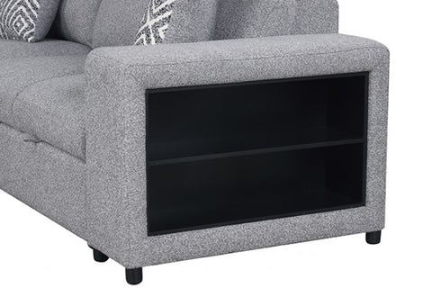 Chatteris Sectional Model Fm64000Gy-Sect-L By Furniture Of America 