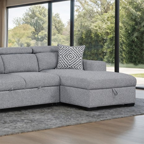 Chatteris Sectional Model Fm64000Gy-Sect-R By Furniture Of America 