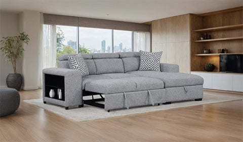 Chatteris Sectional Model Fm64000Gy-Sect-R By Furniture Of America 