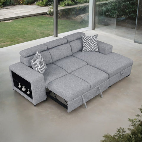 Chatteris Sectional Model Fm64000Gy-Sect-R By Furniture Of America 