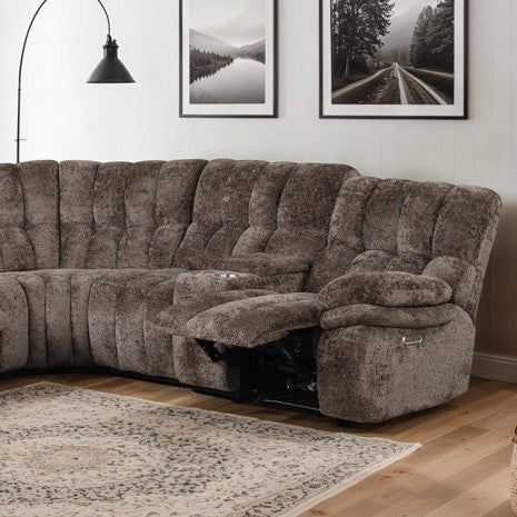 Hieronymus Power Sectional Model Fm64001Db-Sect-Pm By Furniture Of America 