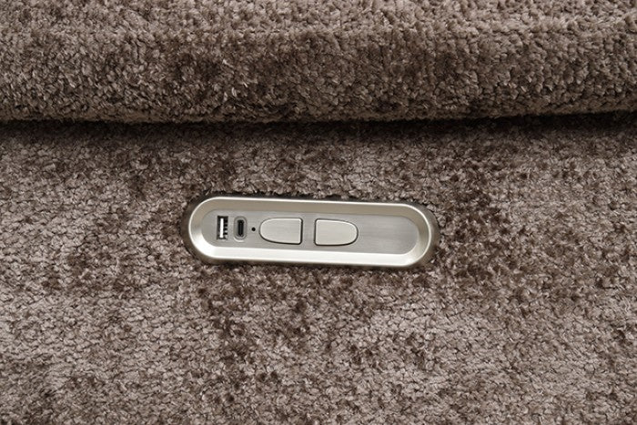 Hieronymus Power Sectional Model Fm64001Db-Sect-Pm By Furniture Of America 
