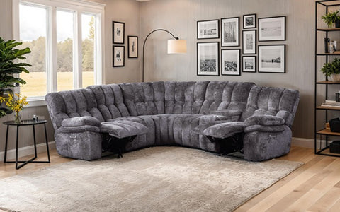 Hieronymus Power Sectional Model Fm64001Dg-Sect-Pm By Furniture Of America 