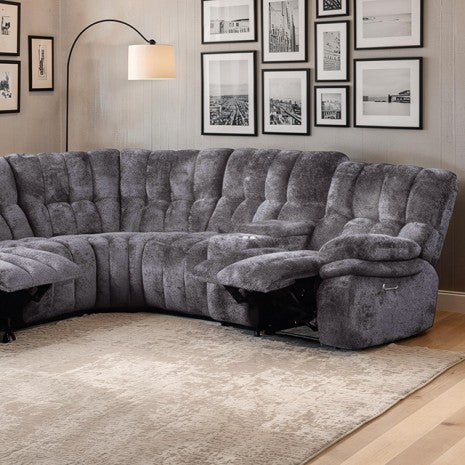 Hieronymus Power Sectional Model Fm64001Dg-Sect-Pm By Furniture Of America 