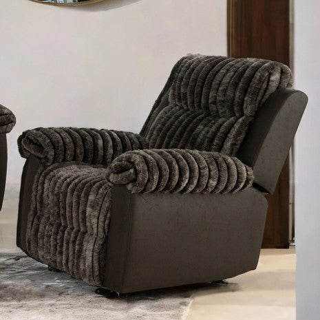 Dionysus Manual Glider Recliner Model Fm64003Br-Ch-M By Furniture Of America 