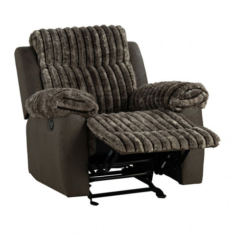 Dionysus Manual Glider Recliner Model Fm64003Br-Ch-M By Furniture Of America 