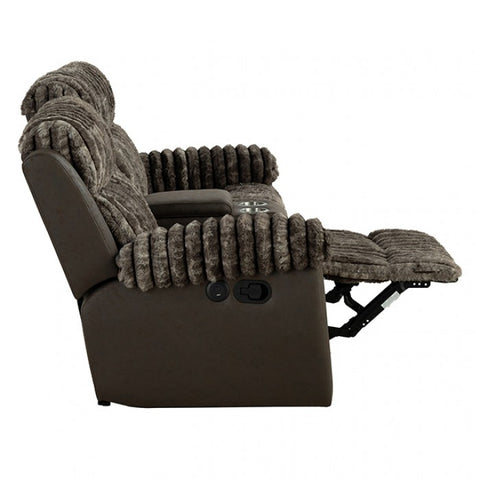 Dionysus Manual Reclining Loveseat Model Fm64003Br-Lv-M By Furniture Of America 