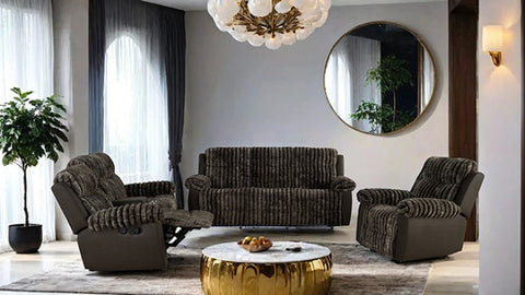 Dionysus Manual Reclining Sofa Model Fm64003Br-Sf-M By Furniture Of America 