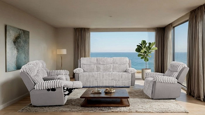 Dionysus Manual Reclining Sofa Model Fm64004Gy-Sf-M By Furniture Of America 