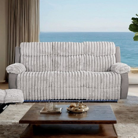 Dionysus Manual Reclining Sofa Model Fm64004Gy-Sf-M By Furniture Of America 