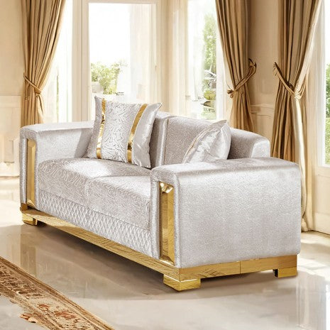 Valdosta Loveseat Model Fm67001Bg-Lv By Furniture Of America 
