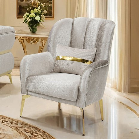 Charlevoix Chair Model Fm67003Bg-Ch By Furniture Of America 