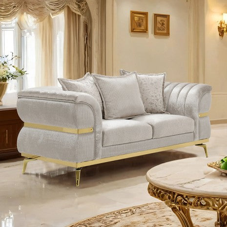 Charlevoix Loveseat Model Fm67003Bg-Lv By Furniture Of America 