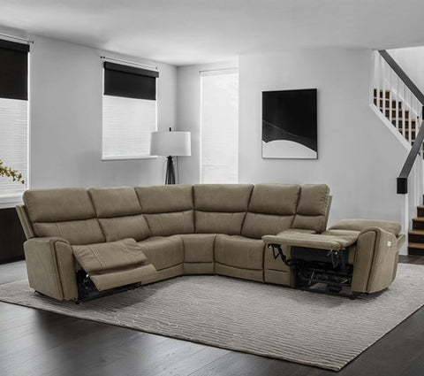 Orpheus Power Sectional Model Fm68100Br-Sect-Pm By Furniture Of America 