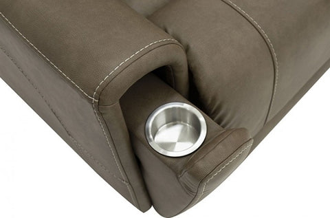 Orpheus Power Sectional W/ Lift Chair Model Fm68100Br-Sect-Lc By Furniture Of America 