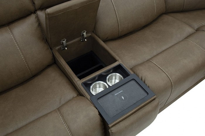 Orpheus Power Sectional Model Fm68100Br-Sect-Pm By Furniture Of America 