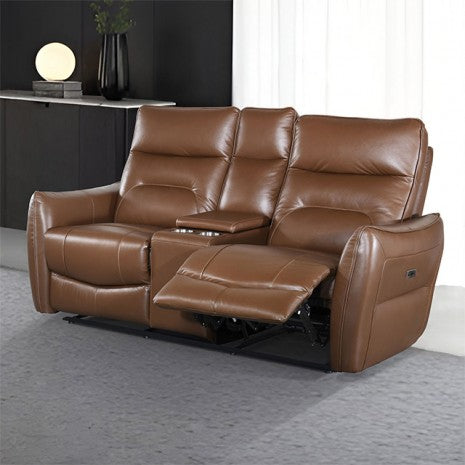 Terentius Power Loveseat Model Fm69006Br-Lv-Pm By Furniture Of America 