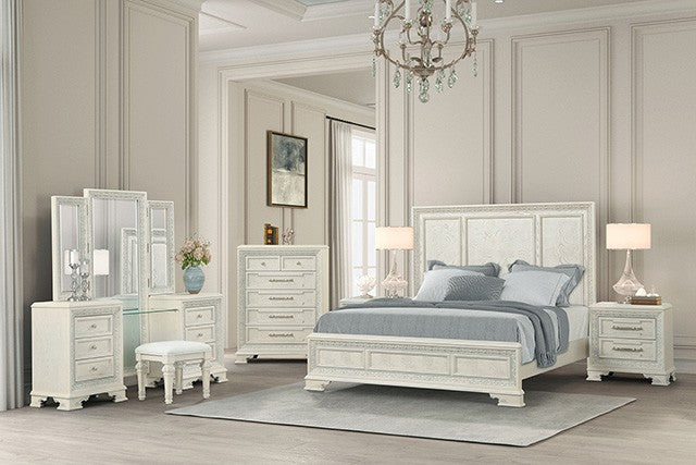 Stella Mia Bed Model Fm70000Wh-W By Furniture Of America 