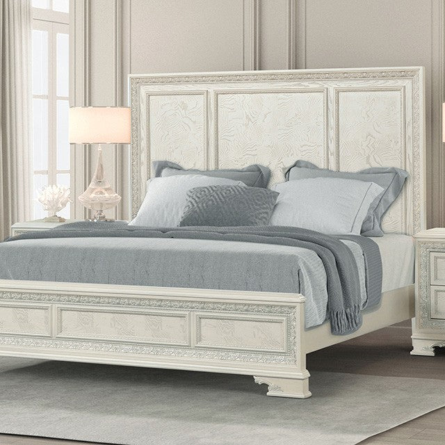 Stella Mia Bed Model Fm70000Wh-W By Furniture Of America 