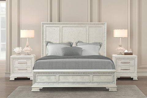 Stella Mia Bed Model Fm70000Wh-W By Furniture Of America 